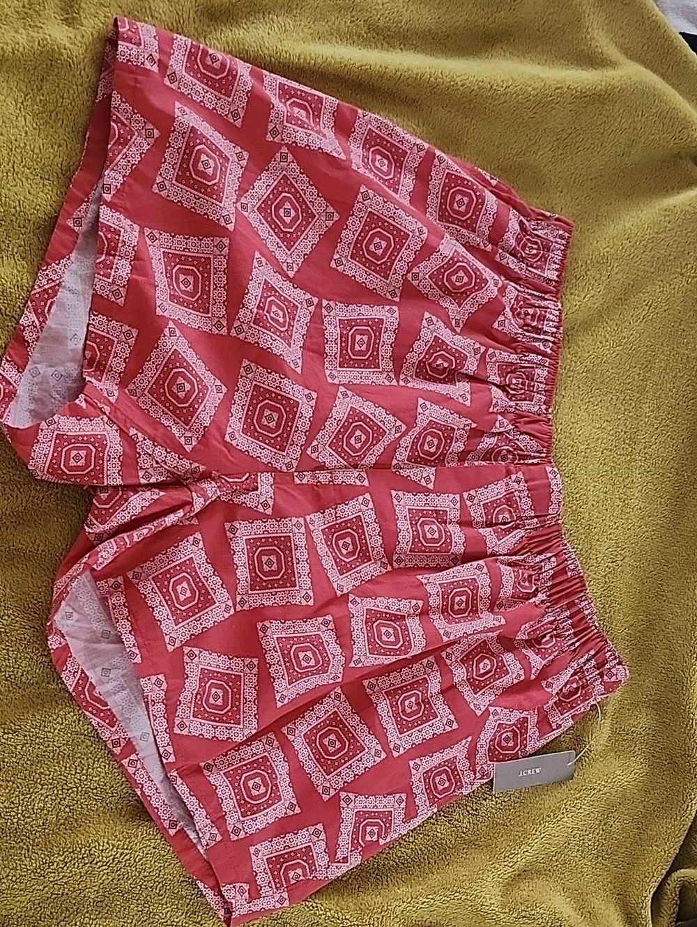 J CREW MENS COTTON BOXER SIZE L